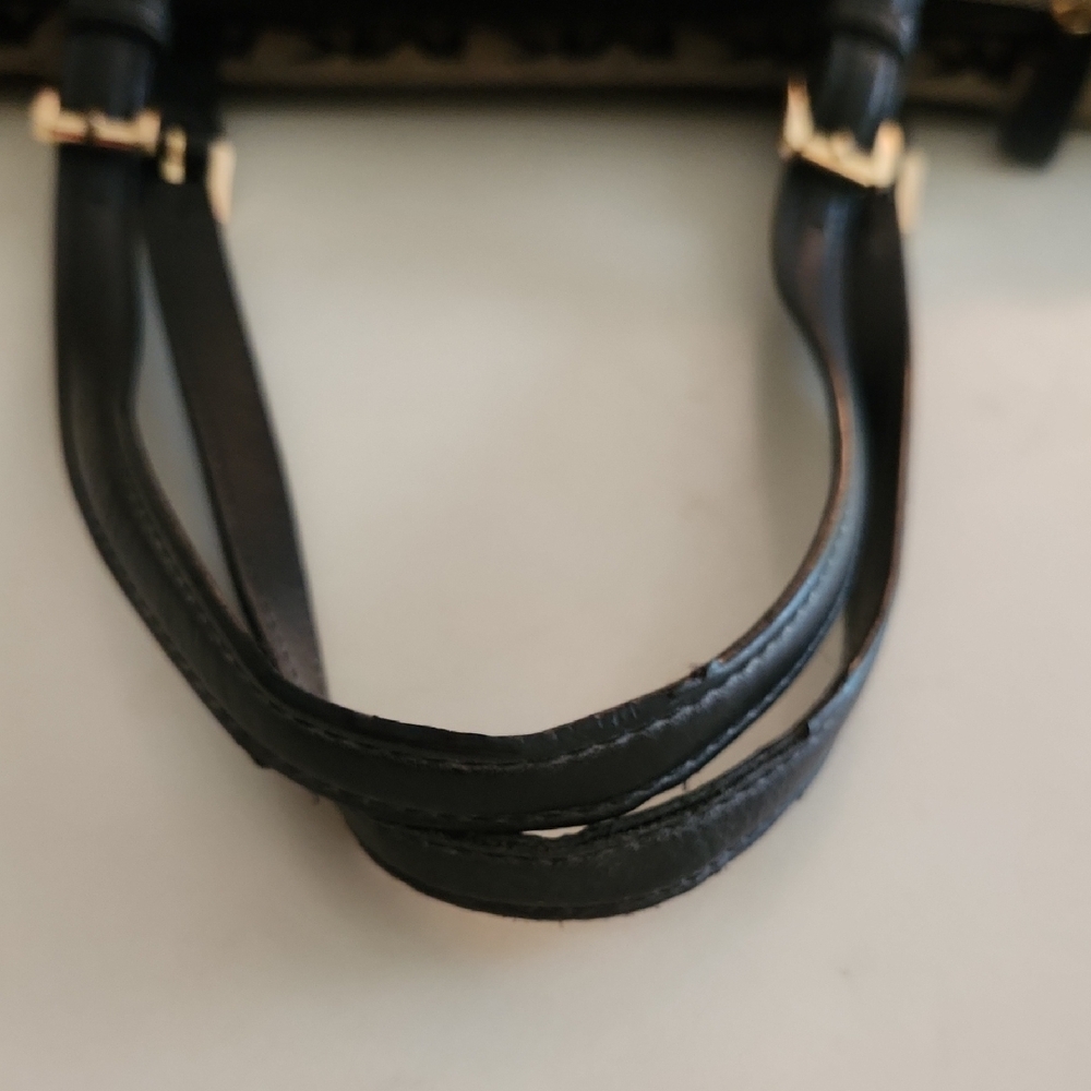 Michael Kors Signature Black and Tan Tote - Picture 10 of 14